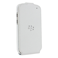 Чехол BlackBerry Q10 Leather Flip Shell White
