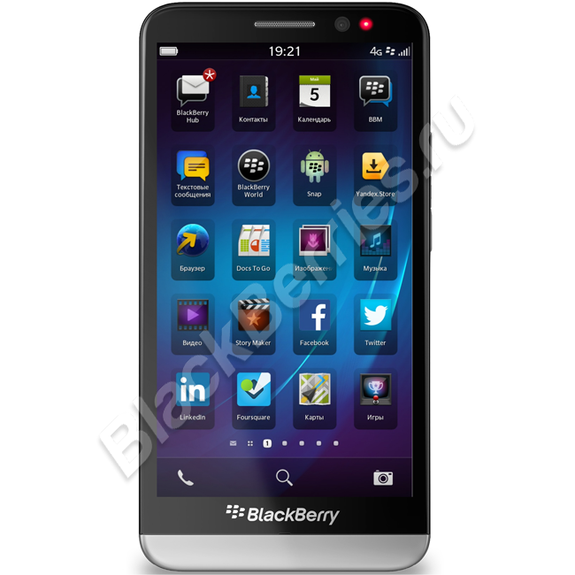 BlackBerry Z30 Black 4G (LTE)