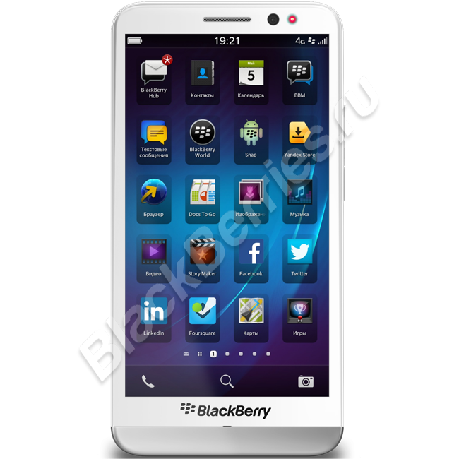 BlackBerry Z30 White 4G (LTE)