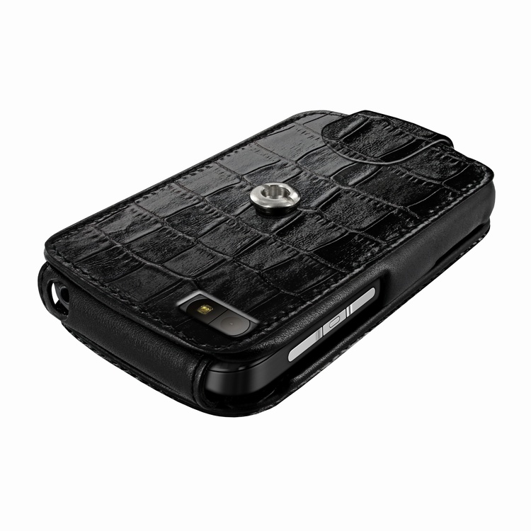 Чехол BlackBerry Q10 iMagnum Black Crocodile