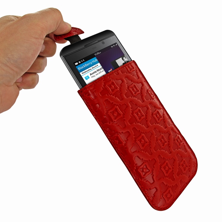 Чехол BlackBerry Z10 Pull Red - Кликните на картинке чтобы закрыть