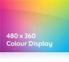 Large colour touch display